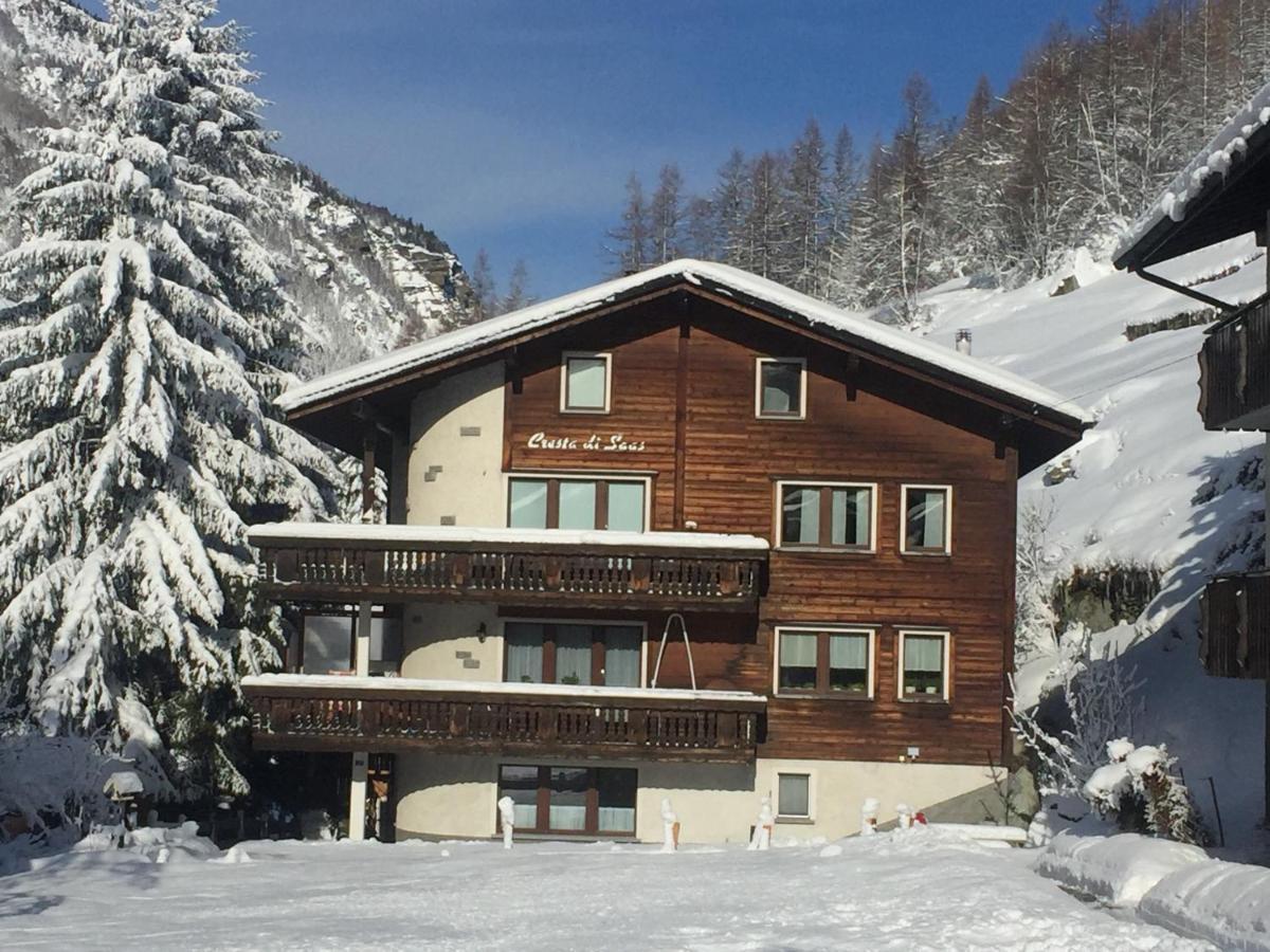 Ferienwohnung Cresta Di Saas Exterior foto