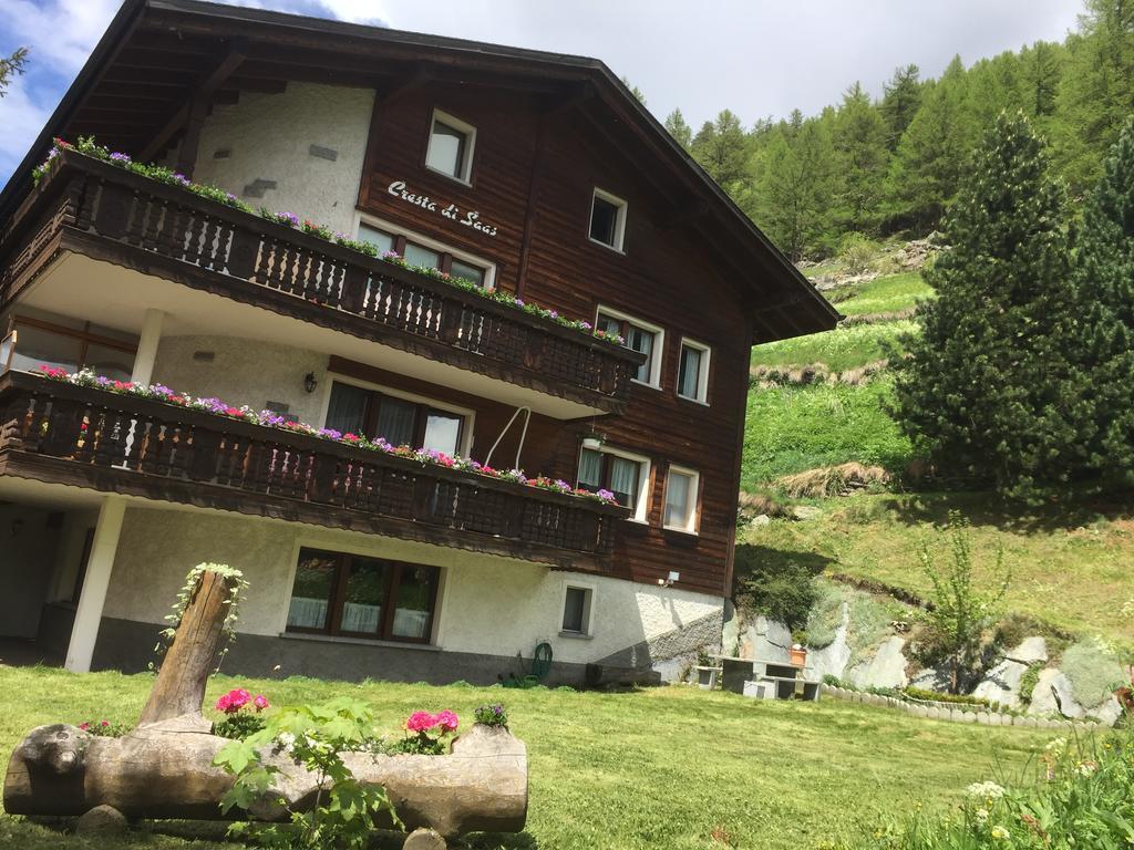 Ferienwohnung Cresta Di Saas Exterior foto